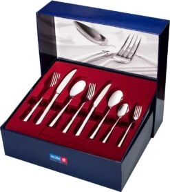 Sola Bestekset Luxor - Modern - 8 Persoons - 70 Delig - Zilverwit Edelstaal 18/10 - RVS - Zilver -Kookgerei Serviesgoed Winkel 1068x1200 1