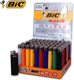 BIC Lighter Aansteker Maxi J26 Display(50stuks) -Kookgerei Serviesgoed Winkel 1114x1200