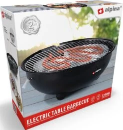 Alpina Elektrische BBQ - Tafel-Barbecue - Geen Rook - Binnen Barbecueën - 1250W - Ø 30 Cm - Zwart 18 Alpina Elektrische BBQ - Tafel-Barbecue - Geen Rook - Binnen Barbecueën - 1250W - Ø 30 Cm - Zwart -Kookgerei Serviesgoed Winkel 1137x1200 2