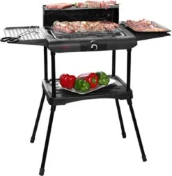 Excellent Electrics Elektrische Barbecue - Grilloppervlak (LxB) 36x24 Cm - 2000W - Zwart -Kookgerei Serviesgoed Winkel 1171x1200