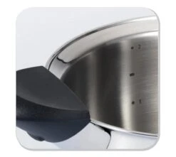 BK Q-linair Classic Pannenset - 5 Delig - RVS - Veilig Afgietsysteem - Inductie -Kookgerei Serviesgoed Winkel 1200x1075