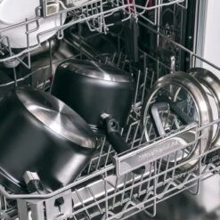 BK Flow Cool Black Glas Kookpannenset - 4-delig - Zwart - Glazen Deksel - Veilig Afgietsysteem - Inductie -Kookgerei Serviesgoed Winkel 1200x1200 100