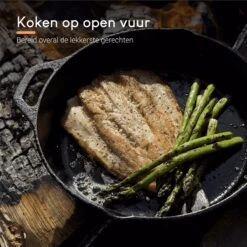 Ocina Gietijzeren Pan – ø30,5cm - Skillet - Koekenpan – Hapjespan – Koekenpan Inductie – Koekenpannenset - Gietijzeren Pan Bbq - Gietijzer -Kookgerei Serviesgoed Winkel 1200x1200 12