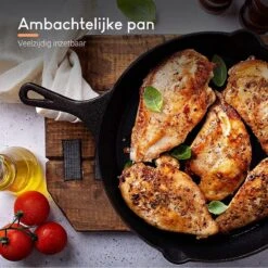 Ocina Gietijzeren Pan – ø30,5cm - Skillet - Koekenpan – Hapjespan – Koekenpan Inductie – Koekenpannenset - Gietijzeren Pan Bbq - Gietijzer -Kookgerei Serviesgoed Winkel 1200x1200 13