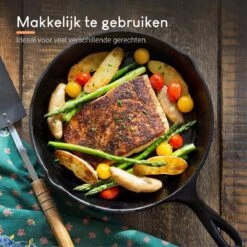 Ocina Gietijzeren Pan – ø30,5cm - Skillet - Koekenpan – Hapjespan – Koekenpan Inductie – Koekenpannenset - Gietijzeren Pan Bbq - Gietijzer -Kookgerei Serviesgoed Winkel 1200x1200 14