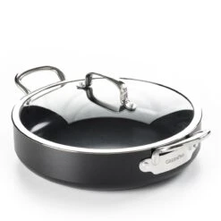 GreenPan Barcelona Infinity Pro Hapjespan Met Deksel 30cm - Zwart - Inductie - PFAS-vrij -Kookgerei Serviesgoed Winkel 1200x1200 164