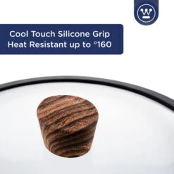 Westinghouse Hapjespan Inductie - Ø 32 Cm - Zwart Marmer - Speciale Editie - Met Deksel -Kookgerei Serviesgoed Winkel 1200x1200 213