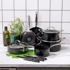 GreenPan Barcelona Infinity Pro Koekenpannenset - 3-delig - Zwart - Inductie - PFAS-vrij -Kookgerei Serviesgoed Winkel 1200x1200 386