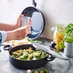 Greenpan Torino Keramische Hapjespan - 28 Cm - Met Glazen Deksel -Kookgerei Serviesgoed Winkel 1200x1200 46