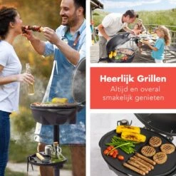 KitchenBrothers Elektrische BBQ - Met Grillplaat - Anti-aanbaklaag - Incl. Plank/Houders - Grilloppervlak 46,5x33,8cm - Tot 300°C - 2400W - Zwart 17 KitchenBrothers Elektrische BBQ - Met Grillplaat - Anti-aanbaklaag - Incl. Plank/Houders - Grilloppervlak 46,5x33,8cm - Tot 300°C - 2400W - Zwart -Kookgerei Serviesgoed Winkel 1200x1200 509