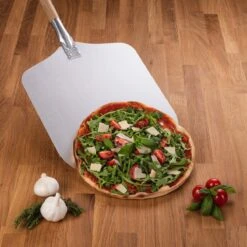 Blumtal Professionele Pizzaschep - 30,5 X 30,5 Cm - Houten Grip 85 Cm -Kookgerei Serviesgoed Winkel 1200x1200 569