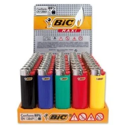 Bestsellers 20 BIC Lighter Aansteker Maxi J26 Display(50stuks)