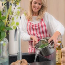 Sola Pannenset Juvia - 4 Delig - Ø 16,16,18,20 Cm - Zilver - RVS - Sandwichbodem -Kookgerei Serviesgoed Winkel 1200x1200 96