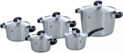BK Conical Cool Glas Pannenset - 5-delig - Glazen Deksels - Geschikt Voor Alle Warmtebronnen -Kookgerei Serviesgoed Winkel 1200x518