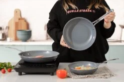 Swiss Pro+ - Koekenpannenset - 3 Delig - Keramisch - Inductie - Milieuvriendelijk - PFAS - PFOA Vrij - Sapphire Green -Kookgerei Serviesgoed Winkel 1200x799 4