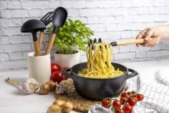 Smile 10-Delige Pannenset - Anti Aanbaklaag - Vaatwasser Bestendig - Zwart - MGK-17 -Kookgerei Serviesgoed Winkel 1200x800 52