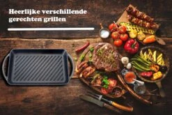 Kicinn Grillplaat - Gietijzer - Geëmailleerd - Incl. Accessoires - Ø 33 X 21.8 Cm (LxB) -Kookgerei Serviesgoed Winkel 1200x801 4