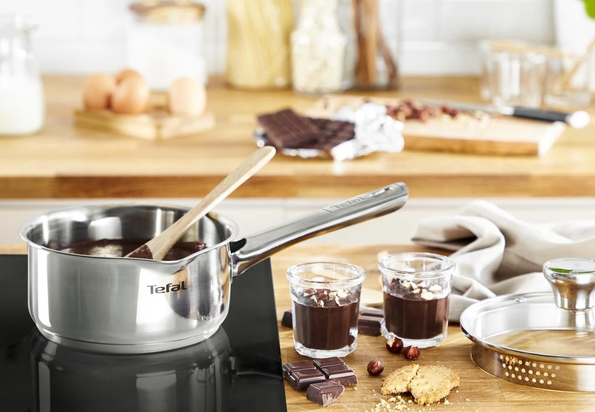 Tefal Duetto 3-delige Kookset - Steelpan Ø 16 Cm, Kookpan Ø 20/24 Cm 5 Tefal Duetto 3-delige Kookset - Steelpan Ø 16 Cm, Kookpan Ø 20/24 Cm - Afbeelding 5