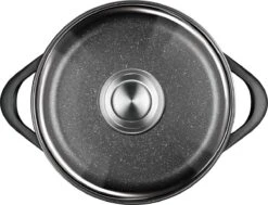 Smile 10-Delige Pannenset - Anti Aanbaklaag - Vaatwasser Bestendig - Zwart - MGK-17 -Kookgerei Serviesgoed Winkel 1200x919