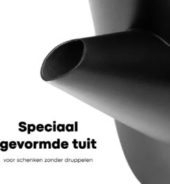 Vatten® - Premium RVS Theepot - Incl. RVS Theefilter - 1L - Zwart - Dubbelwandig -Kookgerei Serviesgoed Winkel 1110x1200