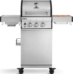 Burnhard Gas BBQ FRED JR. Deluxe - 2 Branders - Incl. Keramische Infraroodbrander & Afdekhoes - Deluxe -Kookgerei Serviesgoed Winkel 1192x1200 3