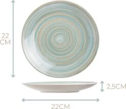 Cosy&Trendy Serviesset 24-delig Turbolino Blauw -Kookgerei Serviesgoed Winkel 1200x1034