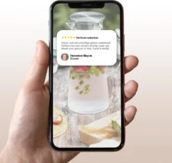 MÊZON® Schenkkan - Glazen Waterkan - Waterkaraf Voor Fruitwater - Multifunctionele Decanteer Karaf - Kan Met Deksel - 1.5L Capaciteit -Kookgerei Serviesgoed Winkel 1200x1139