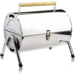 BBQ Collection Houtskoolbarbecue - Cilinder - Chroom -Kookgerei Serviesgoed Winkel 1200x1174 2