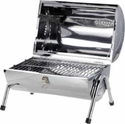 BBQ Collection Houtskoolbarbecue - Cilinder - Chroom -Kookgerei Serviesgoed Winkel 1200x1193 2