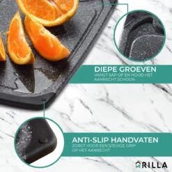 Grilla Snijplankenset - 3 Stuks - Marmer Look - Snijplank Set Kunststof -Kookgerei Serviesgoed Winkel 1200x1200 100