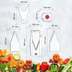 Börner Mandoline V5 PowerLine - Inclusief Opbergbox - Geleverd In Mooie Doos - 6-delige Set - 7 Snijdiktes - Geschikt Als Frietsnijder - BPA-vrij En Roestvrij - Grijs 13 Börner Mandoline V5 PowerLine - Inclusief Opbergbox - Geleverd In Mooie Doos - 6-delige Set - 7 Snijdiktes - Geschikt Als Frietsnijder - BPA-vrij En Roestvrij - Grijs -Kookgerei Serviesgoed Winkel 1200x1200 107