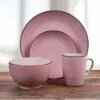 Excellent Houseware Excellent Serviesset 16 Delig - Aardewerk - Roze