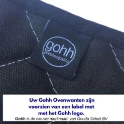 Gohh 2 Canvas Ovenhandschoenen Ovenwanten Zwart - 33 Cm (tot 300 Graden) -Kookgerei Serviesgoed Winkel 1200x1200 31