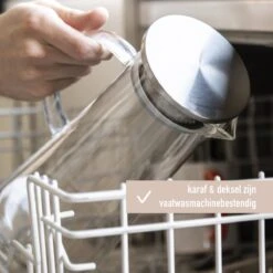 MÊZON® Schenkkan - Glazen Waterkan - Waterkaraf Voor Fruitwater - Multifunctionele Decanteer Karaf - Kan Met Deksel - 1.5L Capaciteit -Kookgerei Serviesgoed Winkel 1200x1200 330
