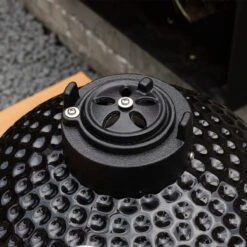 BluMill Kamado BBQ Egg - Kamado 13 Inch - Incl. Vlees Thermometer - Houtskoolbarbecues - Zwart - Ø 27cm -Kookgerei Serviesgoed Winkel 1200x1200 358