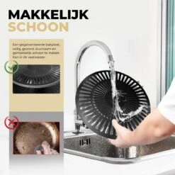 Ozocozy BBQ-ONE Houtskool Tafelbarbecue - Ø30 Cm- Zwart - Incl. Draagtas, Siliconen Bakkwast En RVS-Barbecuetang -Kookgerei Serviesgoed Winkel 1200x1200 365