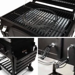 Alice's Garden Houtskool BBQ Bernard - Smoker - Verstelbare Houtskoolbak - Zwart -Kookgerei Serviesgoed Winkel 1200x1200 414