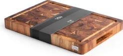 VDN Professionele Snijplank Acacia Hout Met Sapgeul En Handvatten – Hakblok 26x38x3.5 Cm -Kookgerei Serviesgoed Winkel 1200x550