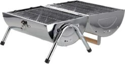 BBQ Collection Houtskoolbarbecue - Cilinder - Chroom -Kookgerei Serviesgoed Winkel 1200x619
