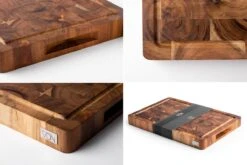 VDN Professionele Snijplank Acacia Hout Met Sapgeul En Handvatten – Hakblok 26x38x3.5 Cm -Kookgerei Serviesgoed Winkel 1200x800 2