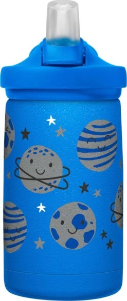 CamelBak Eddy+ Kids SST Vacuum Insulated - Isolatie Drinkfles - 350 Ml - Blauw (Space Smiles) 7 CamelBak Eddy+ Kids SST Vacuum Insulated - Isolatie Drinkfles - 350 Ml - Blauw (Space Smiles) -Kookgerei Serviesgoed Winkel 505x1200