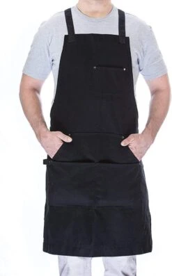 BBQ Schort - Professioneel - Schort - Zwart - Keukenschort - Kwaliteit - Garantie - 68 Cm X 86 Cm 7 BBQ Schort - Professioneel - Schort - Zwart - Keukenschort - Kwaliteit - Garantie - 68 Cm X 86 Cm -Kookgerei Serviesgoed Winkel 746x1200