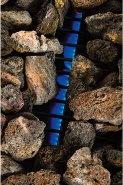 Halifax Gasbarbecue 5,5 KW - Buitenkeuken Met Lavasteen Grillplaat En Gaspit - 100x98 Cm -Kookgerei Serviesgoed Winkel 802x1200