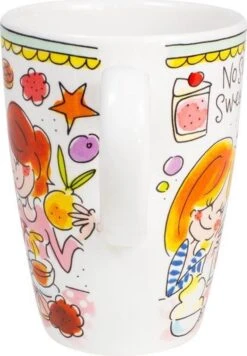 Blond Amsterdam Even Bijkletsen Beker XL 500 Ml - Mint Rand 8 Blond Amsterdam Even Bijkletsen Beker XL 500 Ml - Mint Rand -Kookgerei Serviesgoed Winkel 833x1200 1