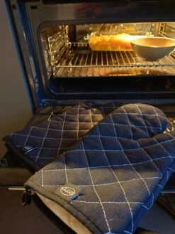 Gohh 2 Canvas Ovenhandschoenen Ovenwanten Zwart - 33 Cm (tot 300 Graden) -Kookgerei Serviesgoed Winkel 900x1200