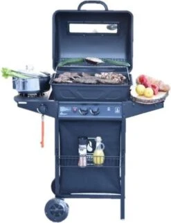 Halifax Gasbarbecue 5,5 KW - Buitenkeuken Met Lavasteen Grillplaat En Gaspit - 100x98 Cm -Kookgerei Serviesgoed Winkel 921x1200 1