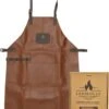 Goodman - BBQ Schort - Echt Leer - Leren Schort Man - Cognac Bruin